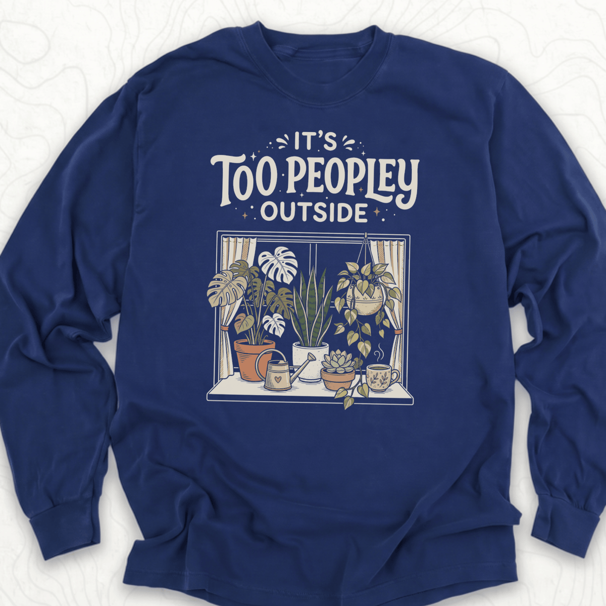 Too Peopley Outside LS T-shirt
