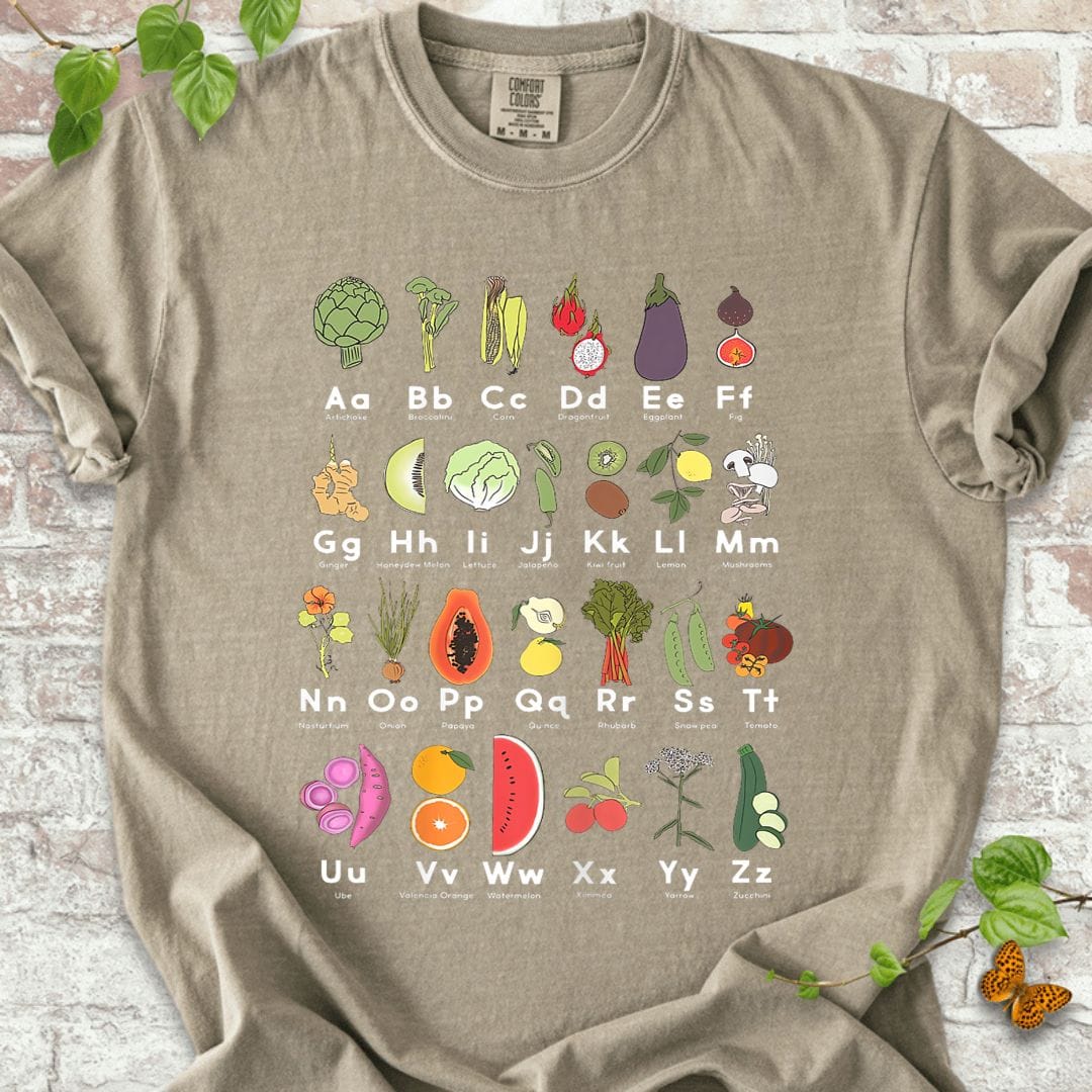 Vegetable Garden Alphabet T-Shirt