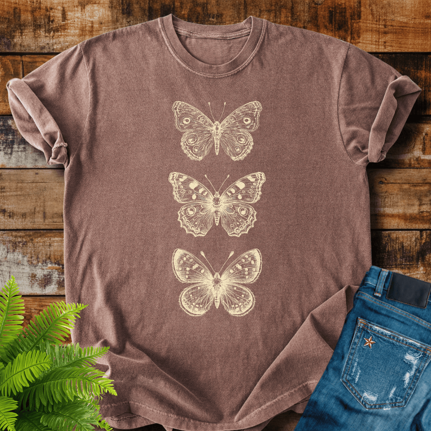 Vintage Butterflies T-shirt