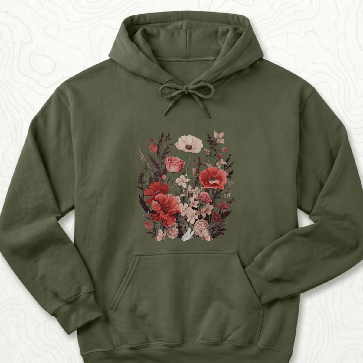 Vintage Wildflowers Hoodie