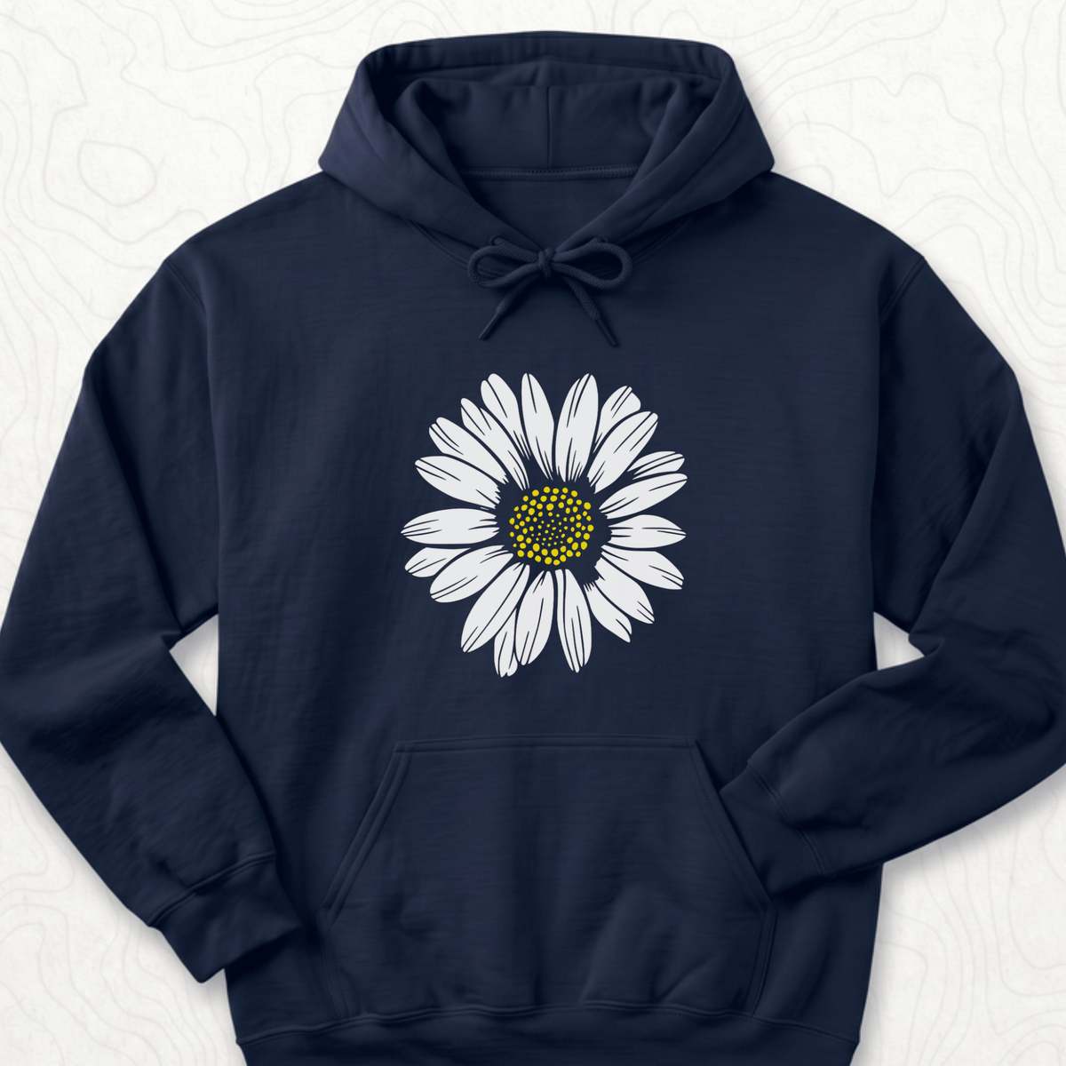 White Daisy Hoodie