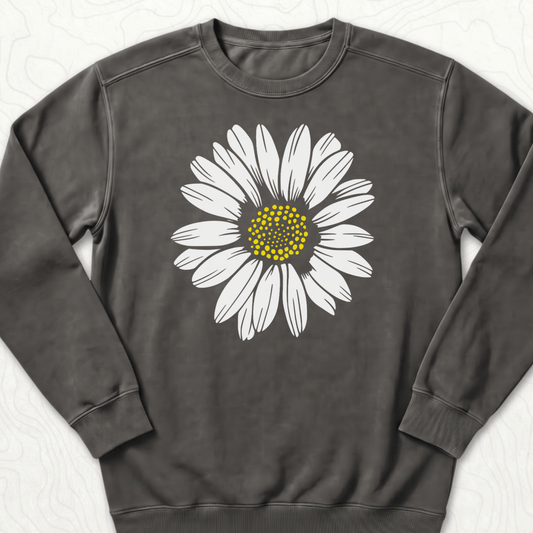 White Daisy Sweatshirt