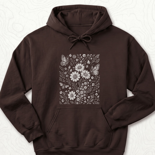 Wildflower Butterflies Hoodie
