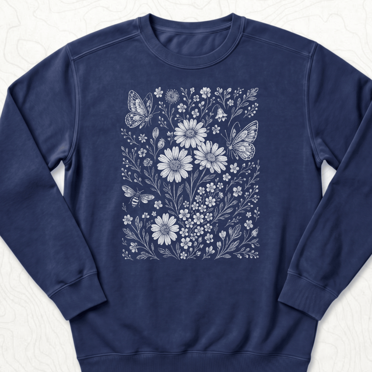 Wildflower Butterflies Sweatshirt