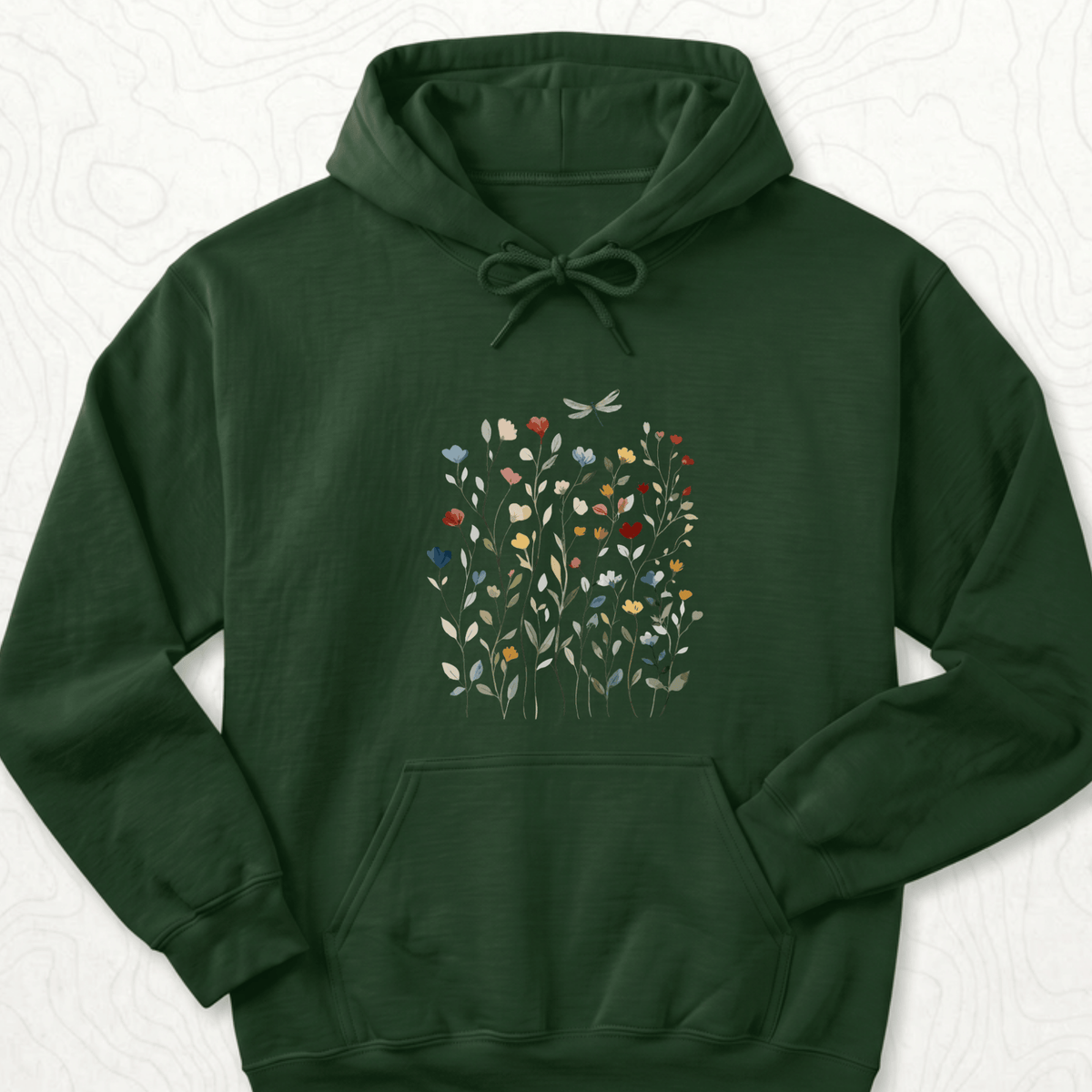 Wildflower Dragonfly Hoodie