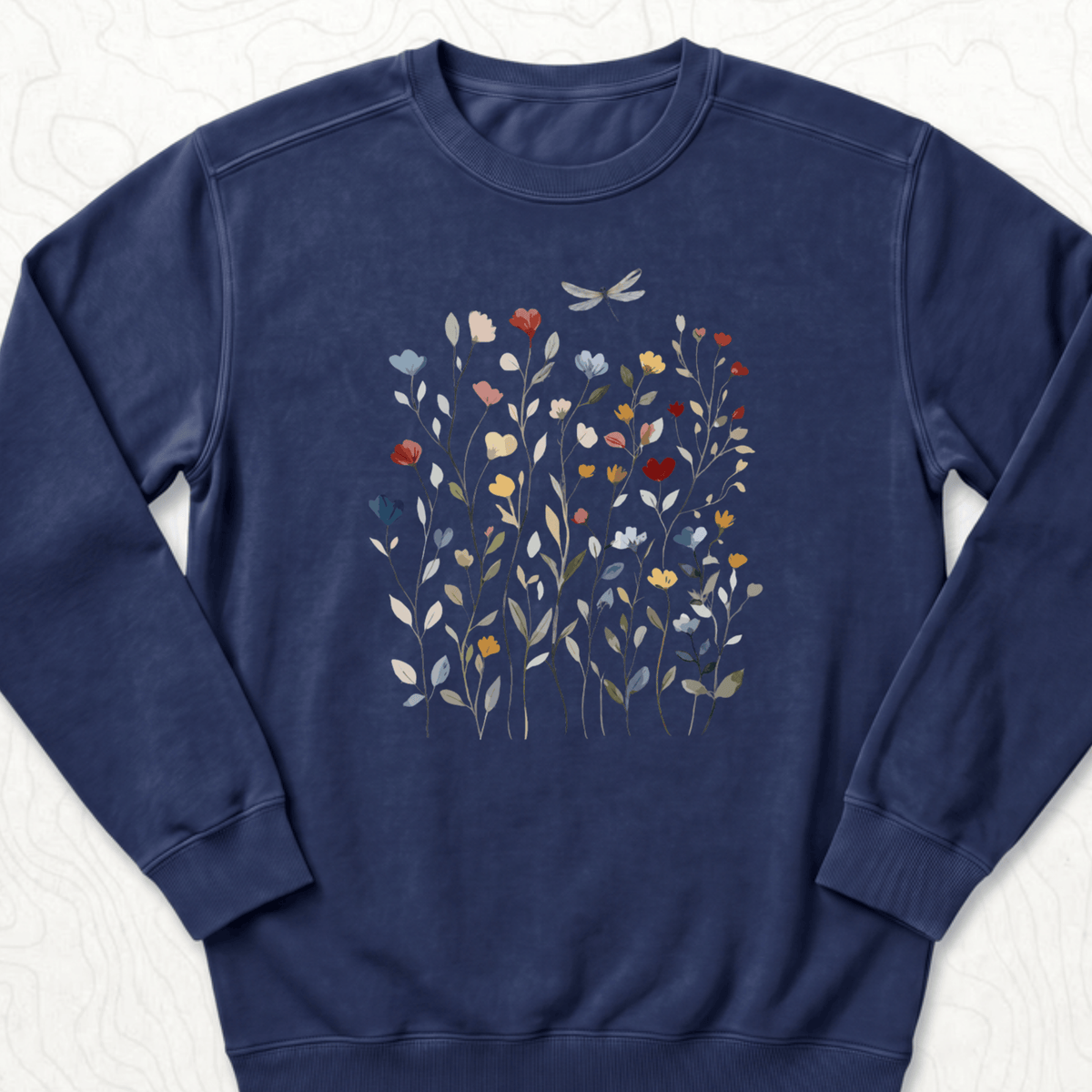 Wildflower Dragonfly Sweatshirt