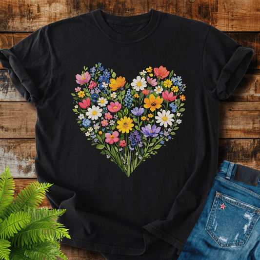 Wildflower Heart T-shirt