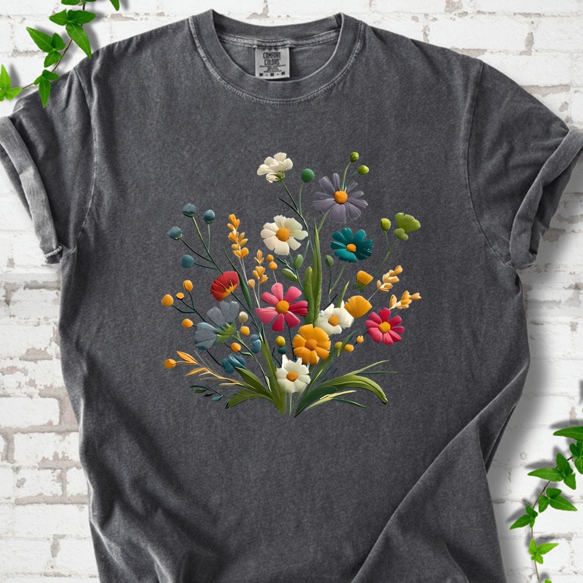 Wildflowers Art T-Shirt – Plotly Garden