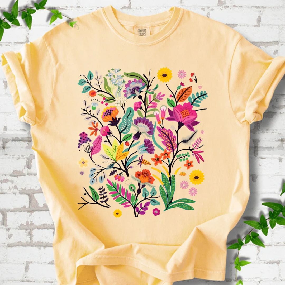 Wildflowers Art T-Shirt