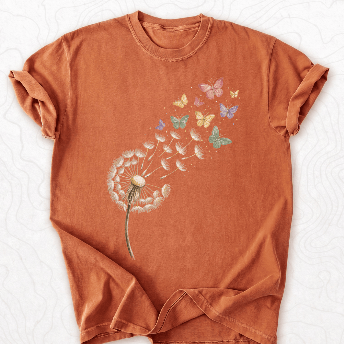 Dandelion Butterflies T-shirt