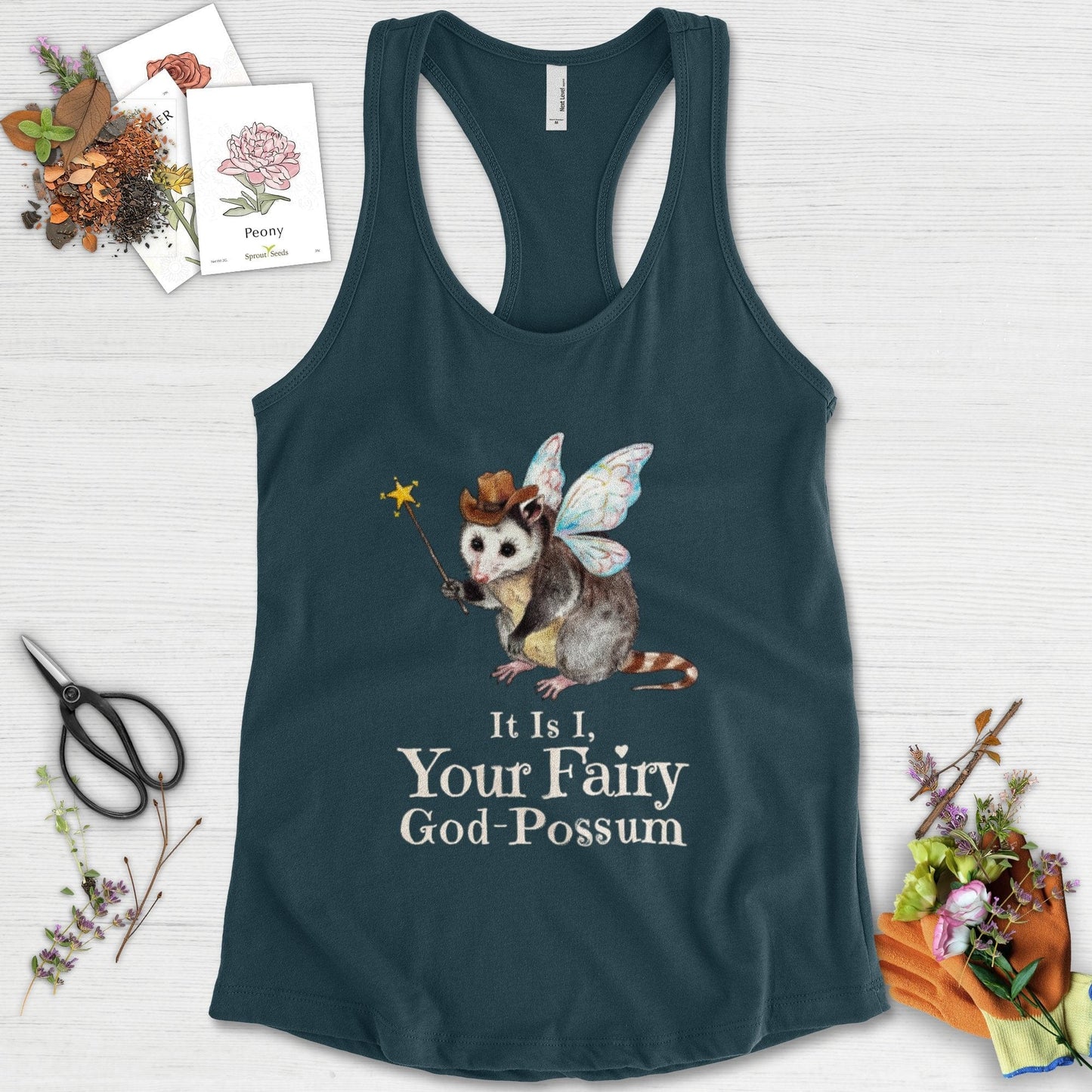 Your Fairy God-Possum Racerback