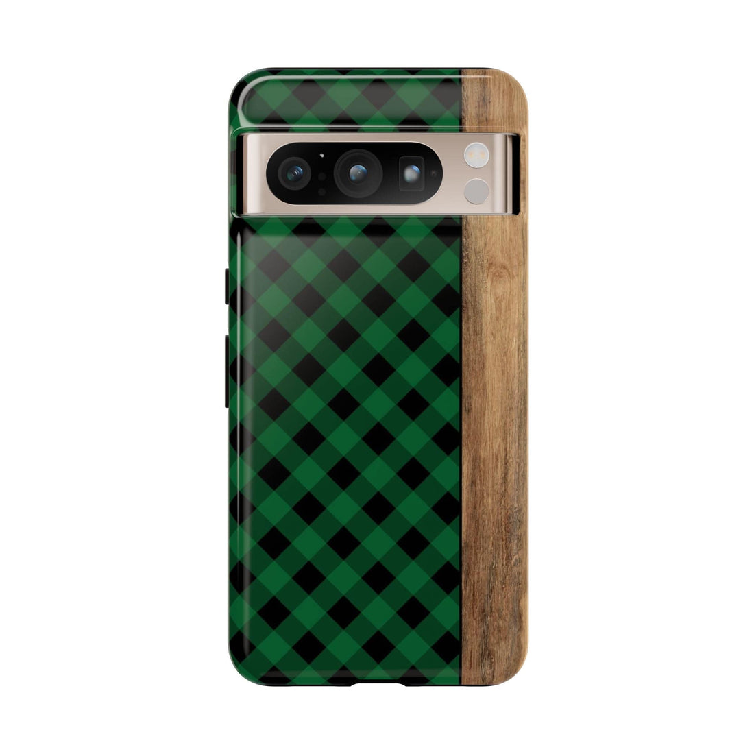 Green Plaid Phone Case