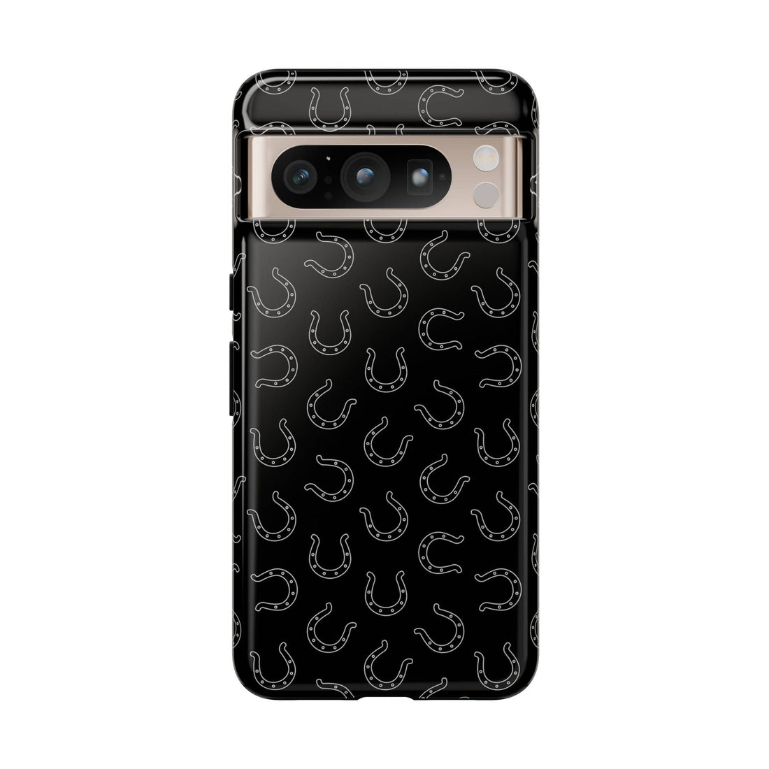 Black Horseshoe Phone Case