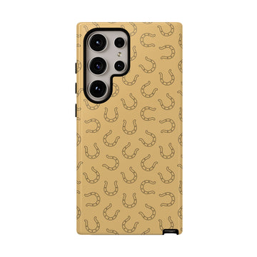 Mustard Horseshoes Phone Case