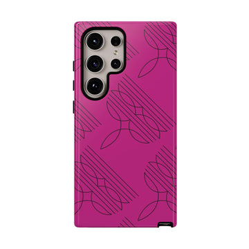 Boot Stitch Pattern Phone Case-Pink
