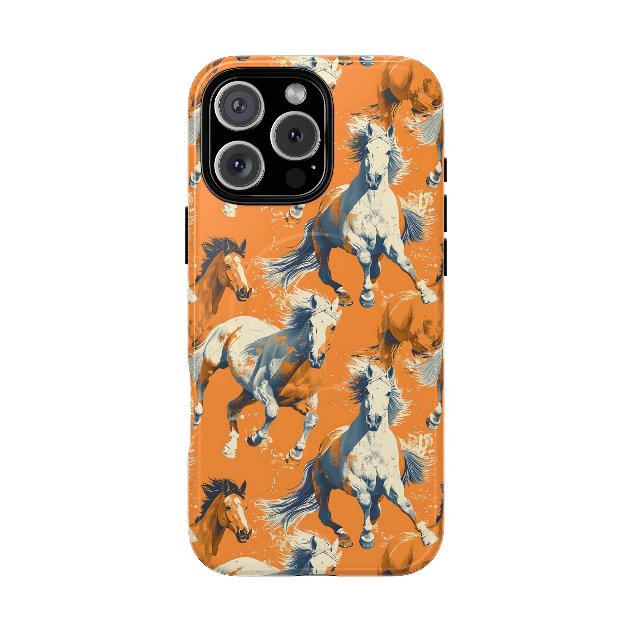 Orange Horses MagSafe Case