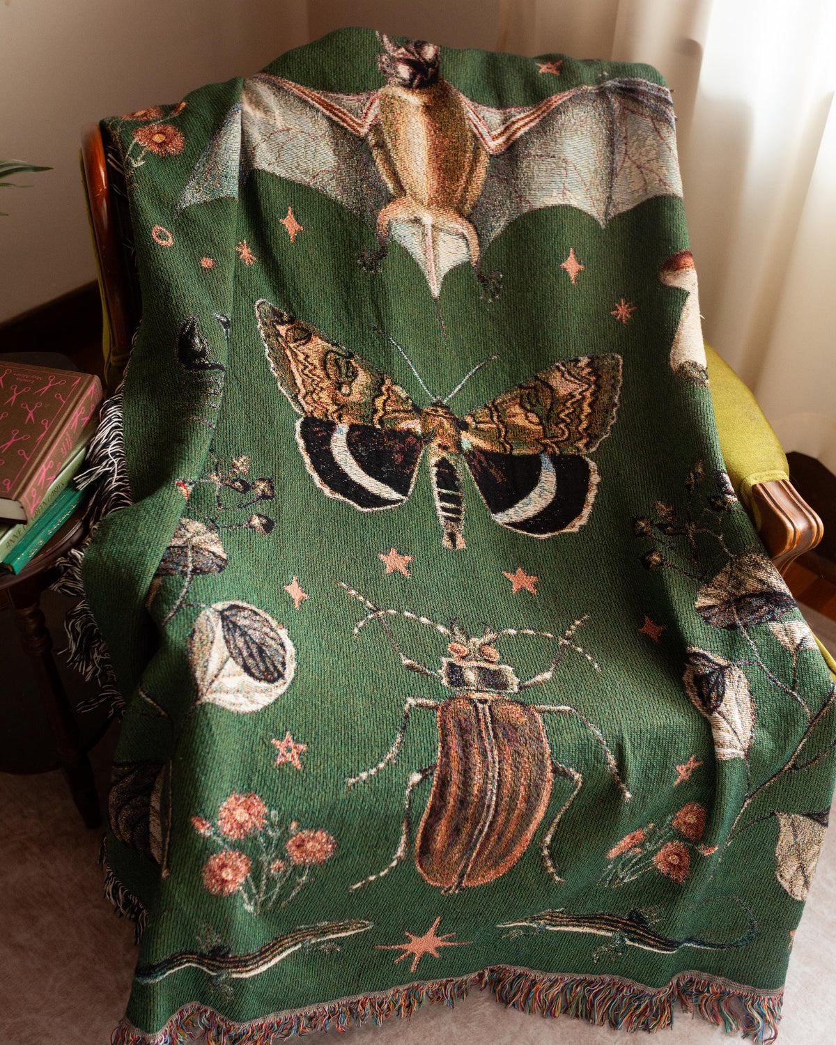 Gothic Nature Woven Blanket