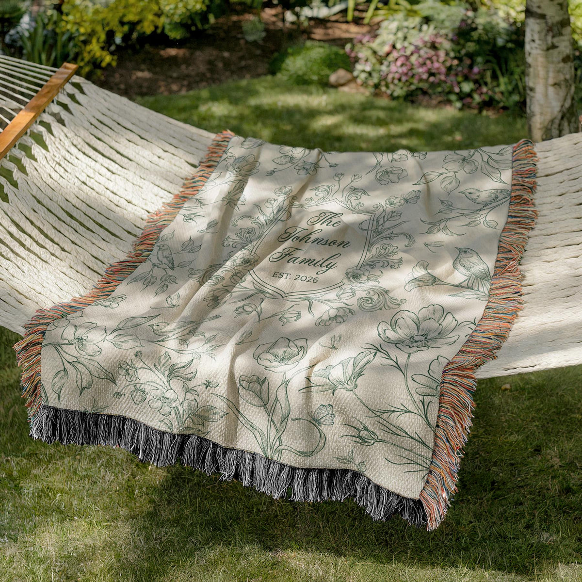 Personalized Family Crest Blanket