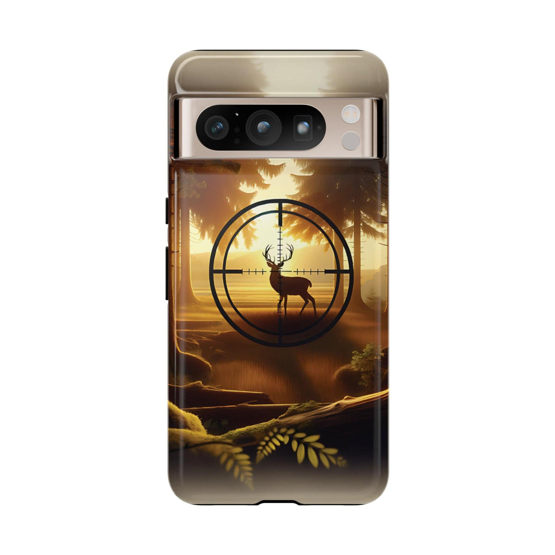 Golden Crosshairs Deer Phone Case