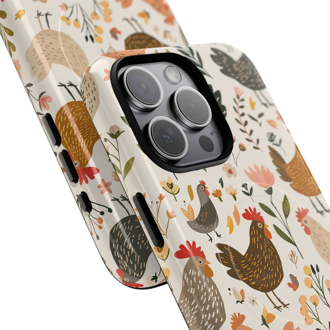 Floral Chickens MagSafe Case