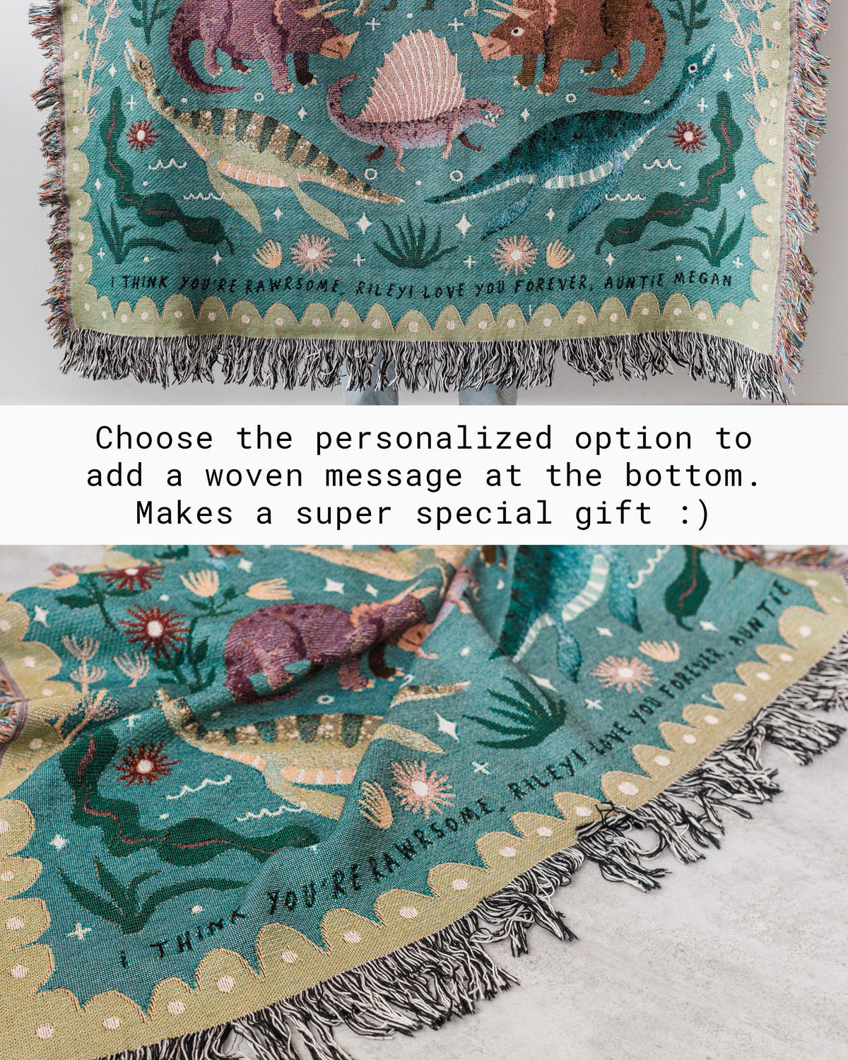 Gothic Nature Woven Blanket
