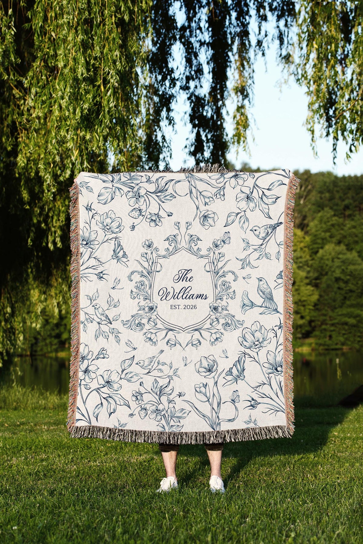 Personalized Family Crest Blanket