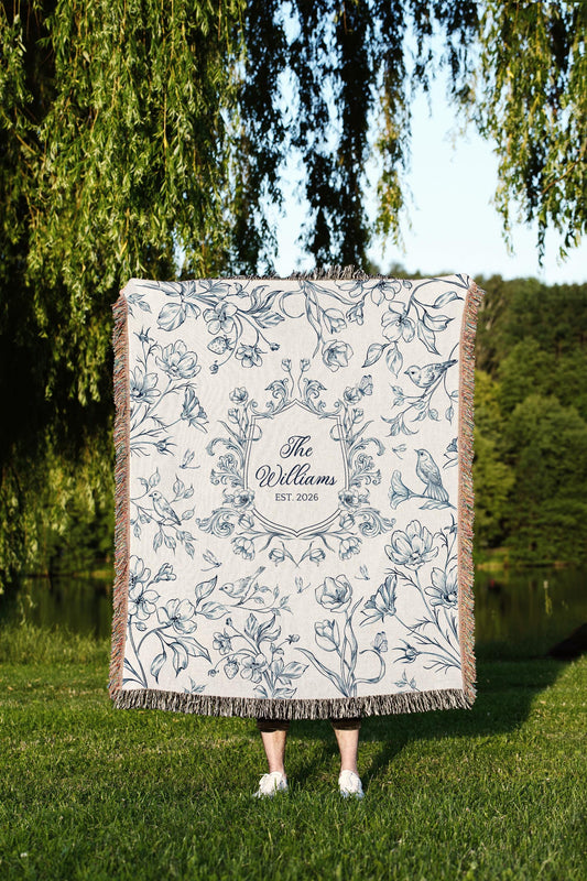 Personalized Family Crest Blanket