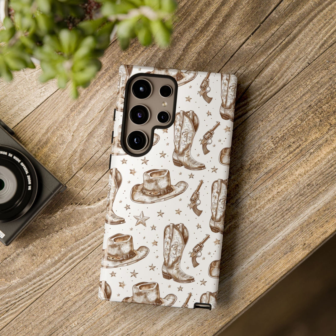 Brown Boots Phone Case