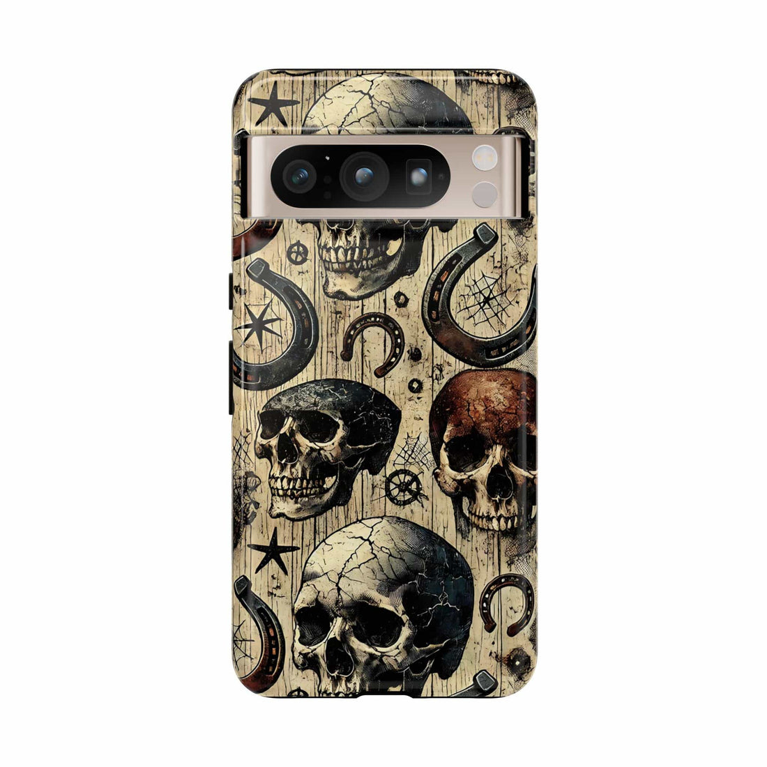 Skulls and Horseshoes Phone Case
