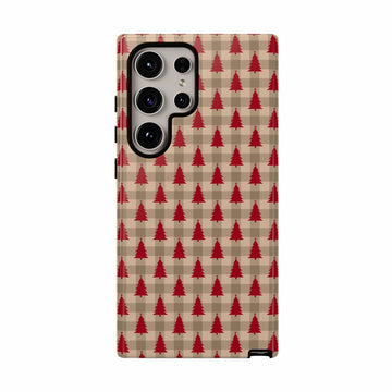 Plaid Tree Phone Case