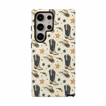 Black Gold Boots Phone Case