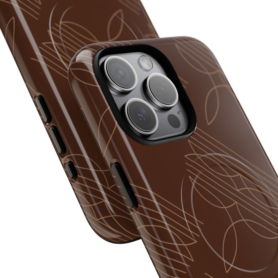 Boot Stitch MagSafe Case-Brown