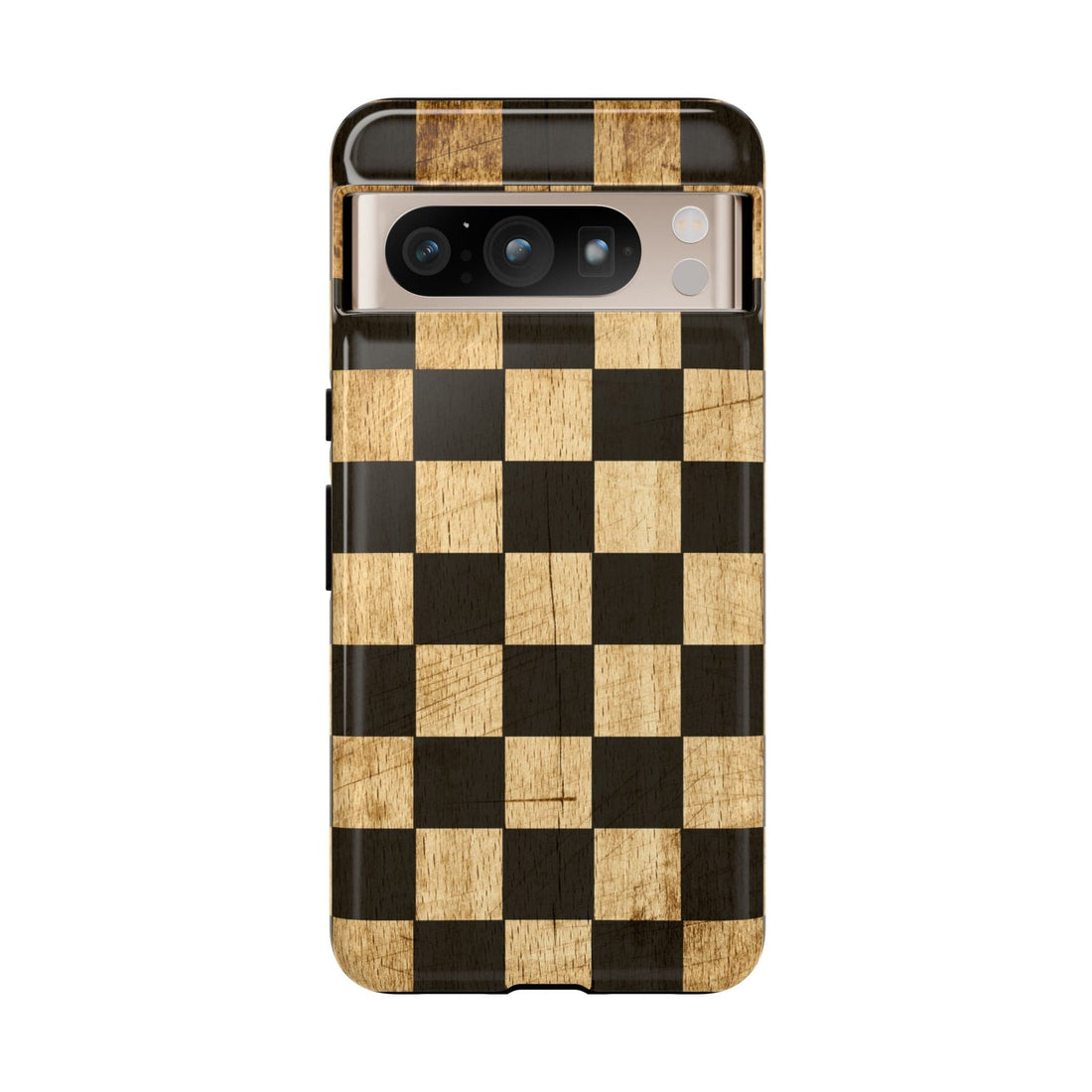 Checkered Rustic Wood Phone Case
