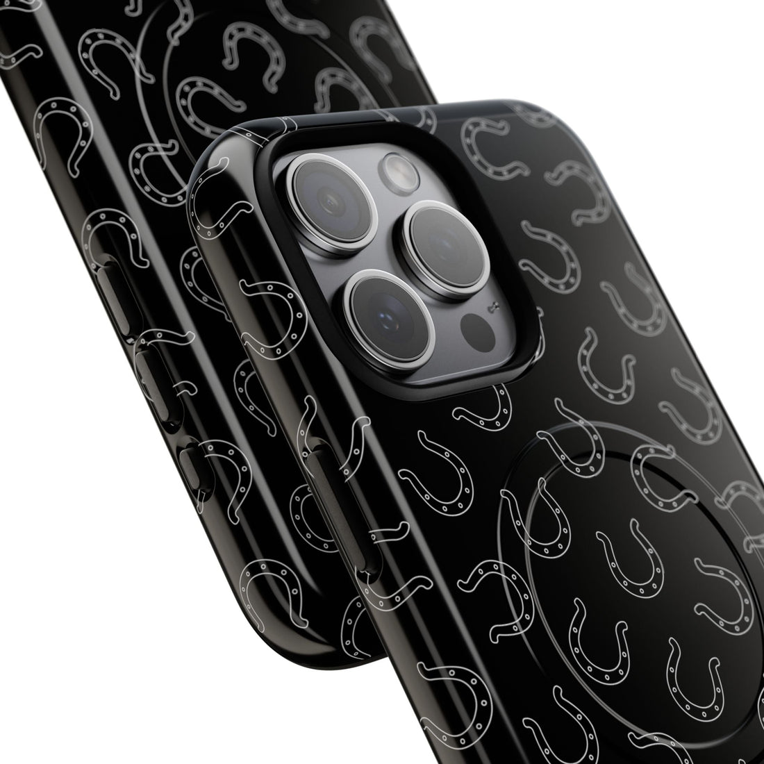 Black Horseshoes MagSafe Case