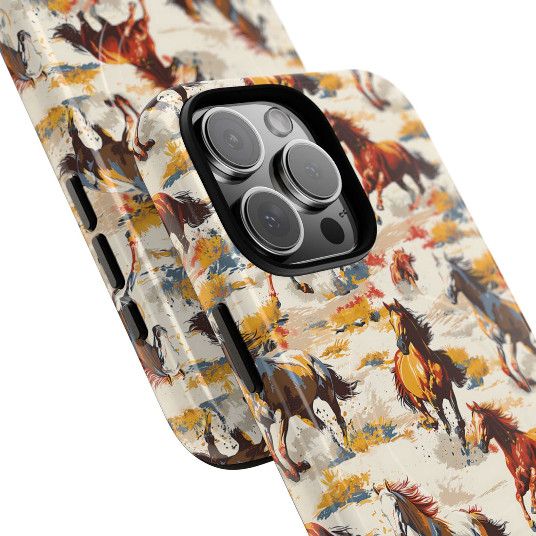 Painted Horses White MagSafe Case