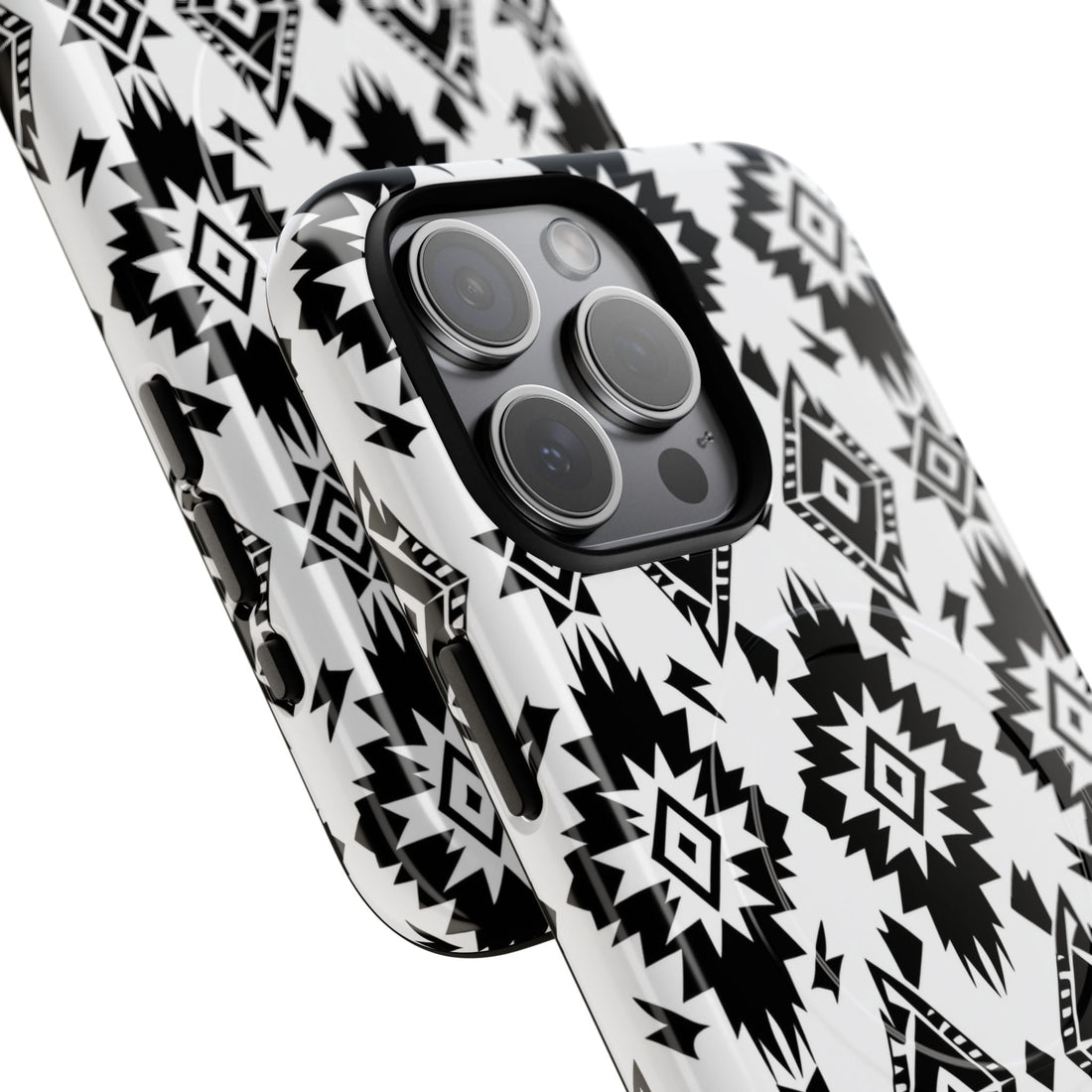 Black White Aztec MagSafe Case