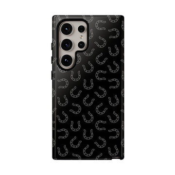Black Horseshoe Phone Case