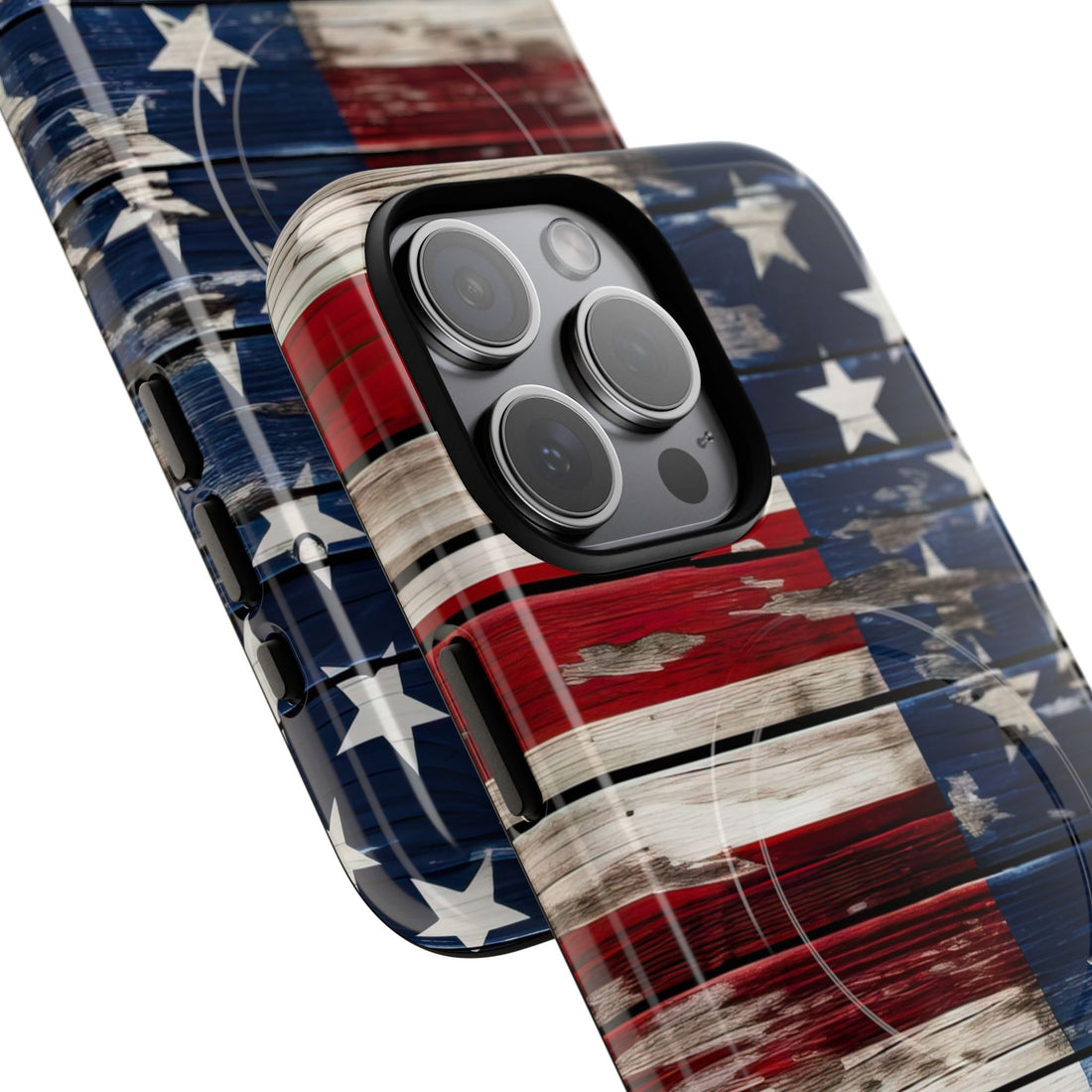 Wood Stars Stripes MagSafe Case