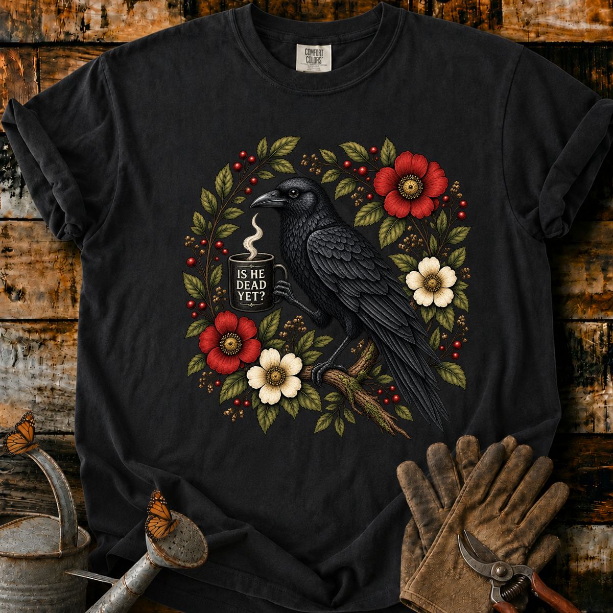 Entschuldigen Sie, der Vogelfutterautomat ist leer T-Shirt