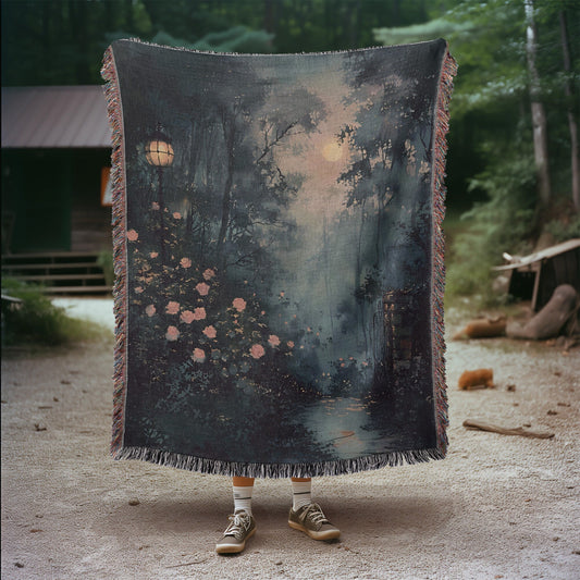 Twilight Garden Woven Blanket