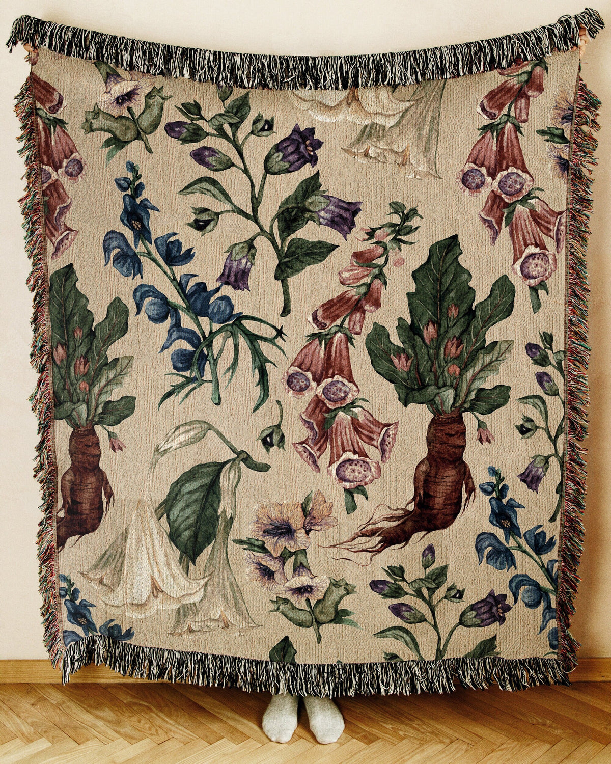 Poison Garden Woven Blanket