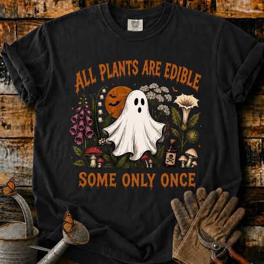 Haunted Botanical Ghost Garden T-Shirt