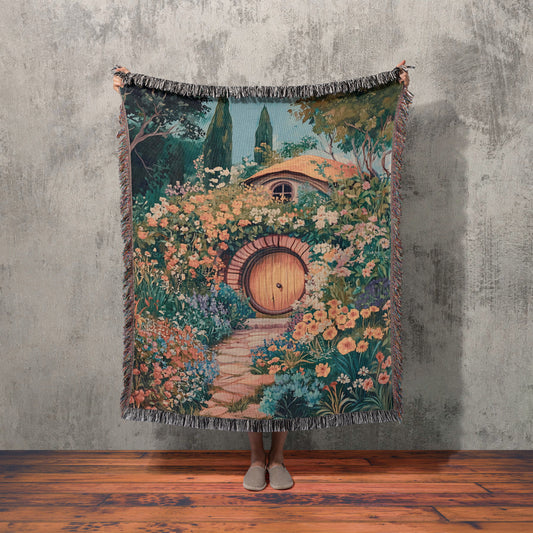 Fairytale Garden Cottage Blanket