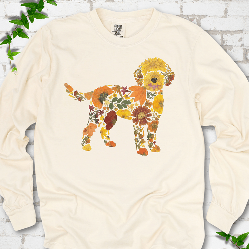 Wildflower Goldendoodle LS T-Shirt