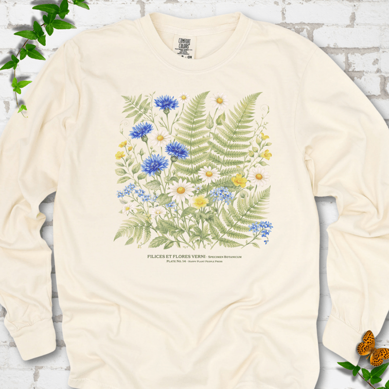 Ferns & Flowers LS T-Shirt
