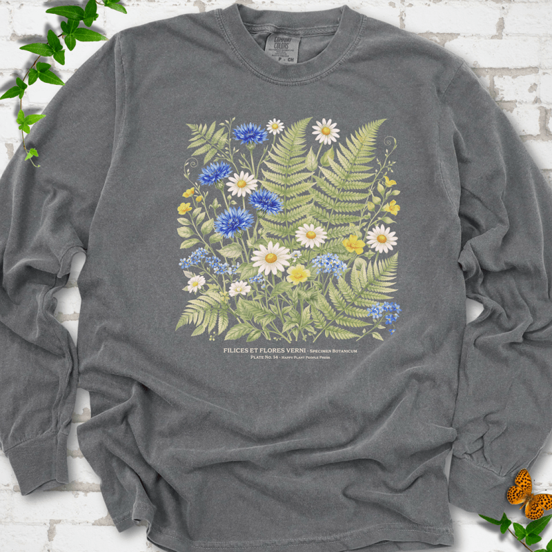 Ferns & Flowers LS T-Shirt