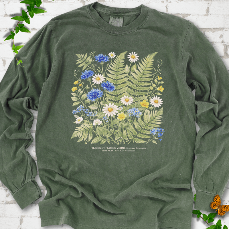 Ferns & Flowers LS T-Shirt