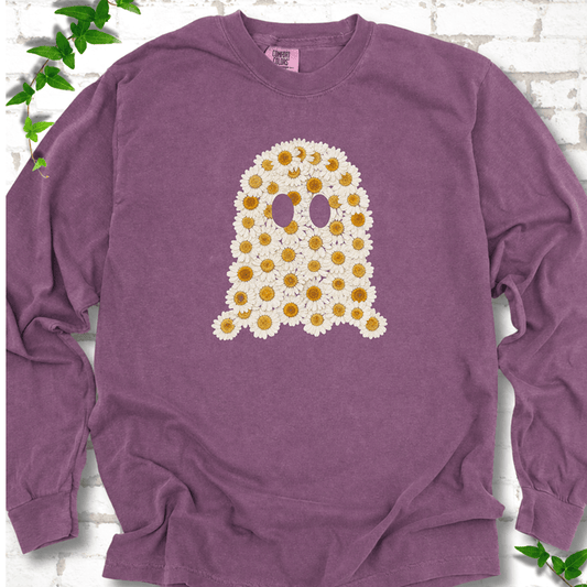 Booquet Daisy Ghost LS T-Shirt