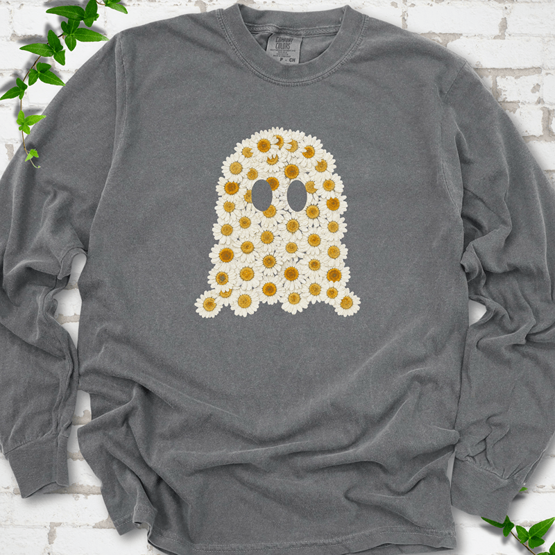Booquet Daisy Ghost LS T-Shirt