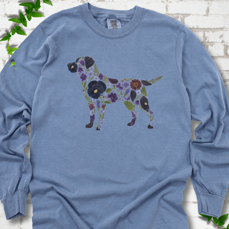 Wildflower Labrador LS T-Shirt